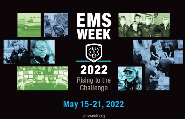 Happy EMS Week to all EMS professionals. #EMSWeek2022 #RisingToTheChallenge
